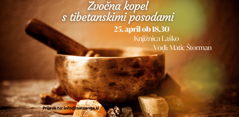 Zvočna kopel s tibetanskimi posodami