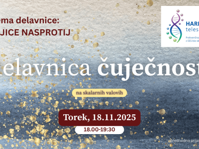 DELAVNICA ČUJEČNOSTI na temo: DVOJICE NASPROTIJ