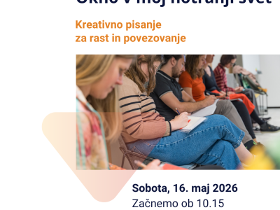 Okno v moj notranji svet – delavnica Tekstoterapije