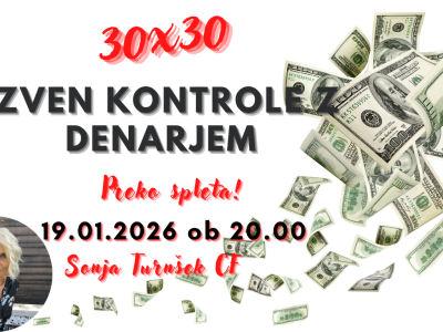30x30 Izven kontrole z denarjem