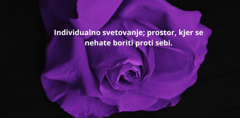 Individualno svetovanje prostor kjer se nehate boriti proti sebi
