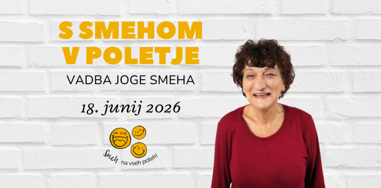 S smehom v poletje - Vadba Joge smeha