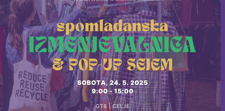 Spomladanska izmenjevalnica in Pop-up slovenskih ustvarjalcev