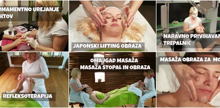 Harmonija, terapevtsko lepotni salon, refleksoterapije, japonski lifting, masaže