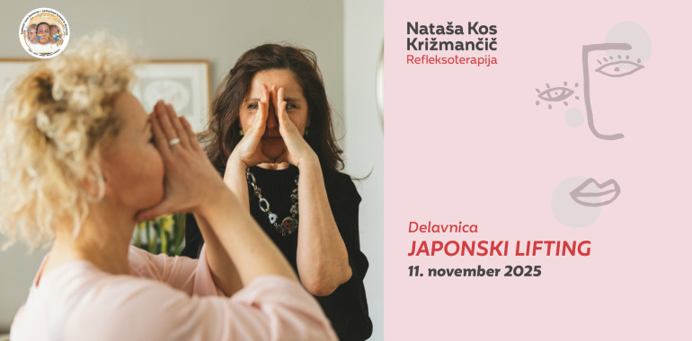 Japonski lifting - terapevtska samo-pomlajevalna masaža