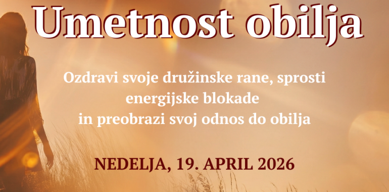 Postavitev temeljev in aktivacija obilja, Kranj, 19.04.2026