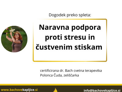 Naravna podpora proti stresu in čustvenim stiskam