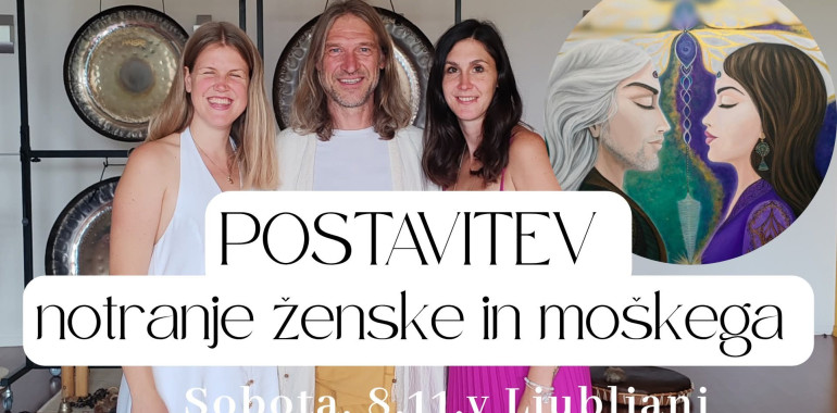 Postavitev notranje ženske in moškega 