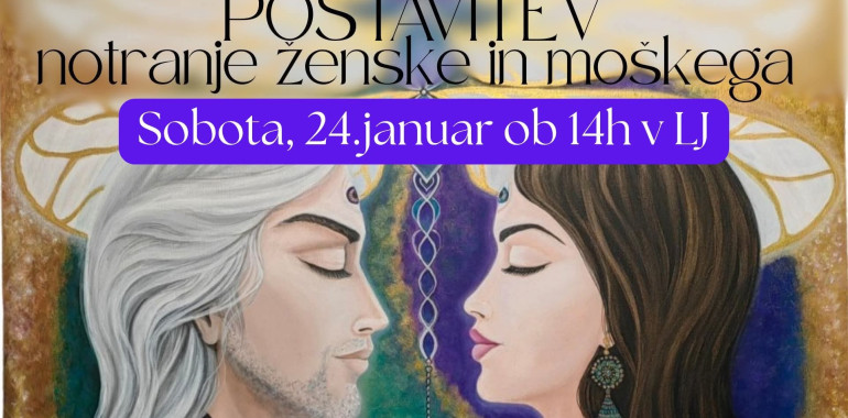 Postavitev notranje ženske in moškega 