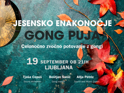 Celonočna GONG PUJA ENAKONOČJE