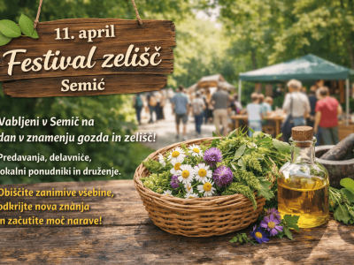 Festival zelišč 2026 bo v soboto, 11.4.2026 v Semiču