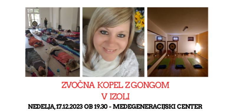 Zvočna kopel z Gongom v Izoli