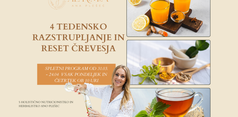 4 tedensko razstrupljanje in reset črevesja