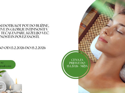 Poglobljeni tečaj senzualne masaže za pare in posameznike