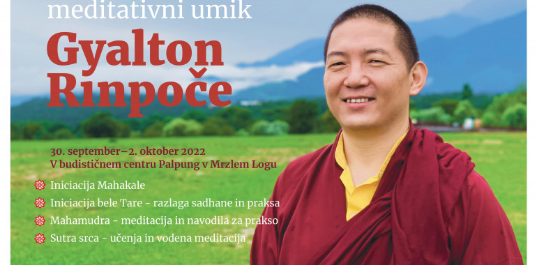 Vikend meditativni umik s tibetanskim budističnim učiteljem