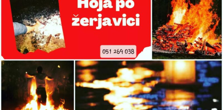 Hoja po žerjavici v Šentjurju pri Celju - Mojstrica Marija