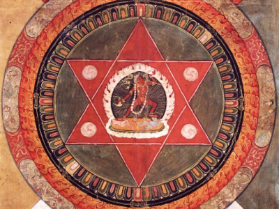 Zvezdni tetraeder v tantričnem Budizmu