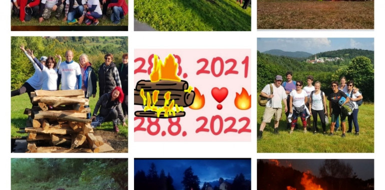 Obred prižiganja ognja s hojo po žerjavici