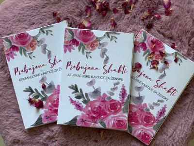 Afirmacijske kartice za ženske Prebujena Shakti 15% CENEJE!