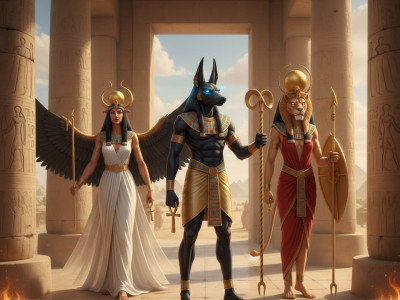 Ritualni prehod v leto 2026 z Izis, Anubisom in Sekmet