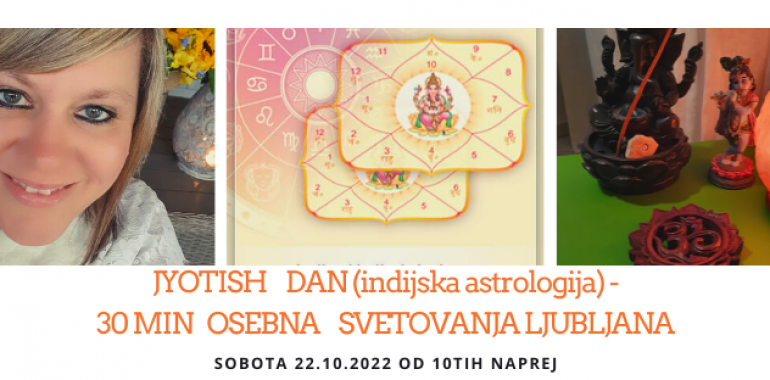 Jyotish dan - 30 min osebna svetovanja po indijski astrologiji