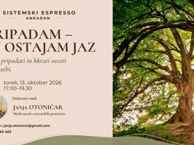 Sistemski espresso - Pripadam in ostajam jaz 