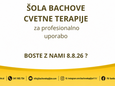 Šola Bachove cvetne terapije