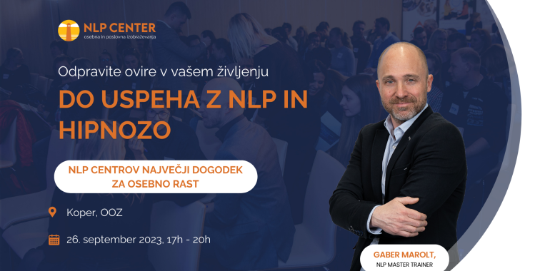 Do uspeha z NLP in hipnozo v Kopru