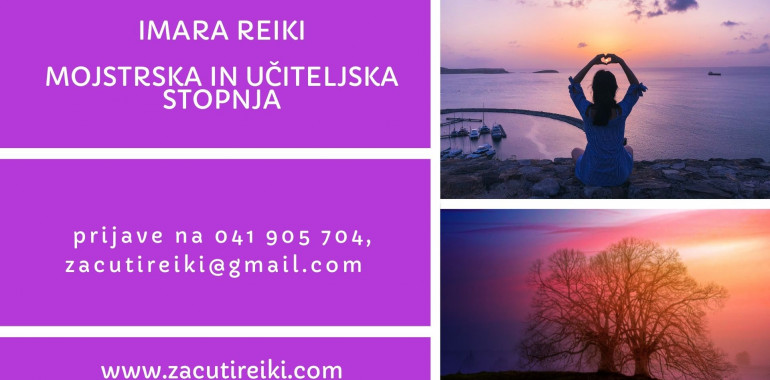 Imara reiki tečaj - Postani Imara reiki mojster/učitelj-ica