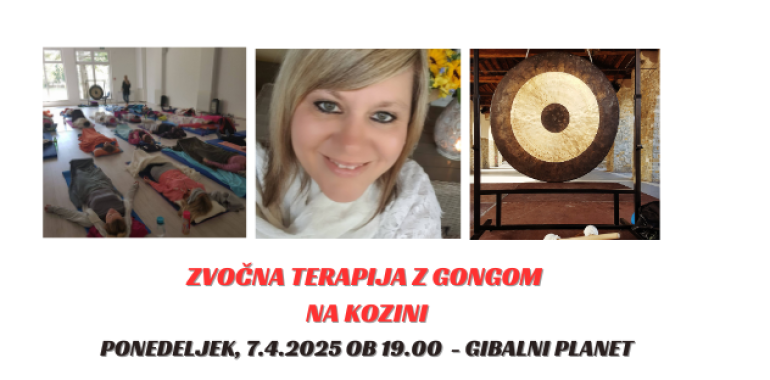 Zvočna kopel z Gongom na Kozini