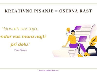 Kreativno pisanje = osebna rast