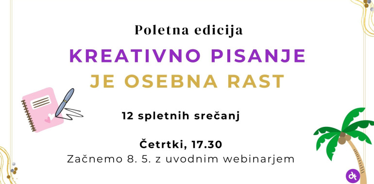 Kreativno pisanje = osebna rast