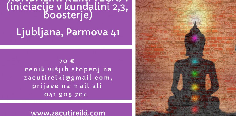 Kundalini reiki tečaj 1 (ali višje stopnje)+diagnostika