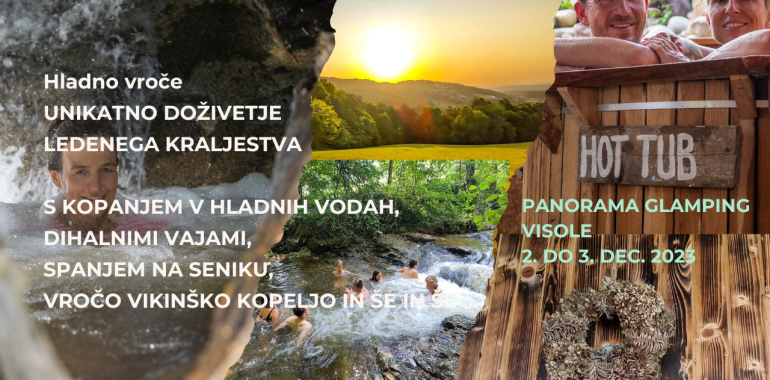 Unikatno mrzlo-vroči duhovni odmik: 'Ledeno kraljestvo'