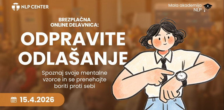 Premagajte odlašanje - brezplačna online delavnica