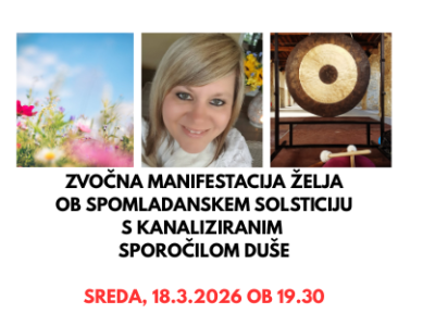 Zvočna manifestacija želja ob spomladanskem solsticiju