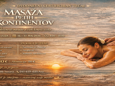 Masaža petih kontinentov. Portorož