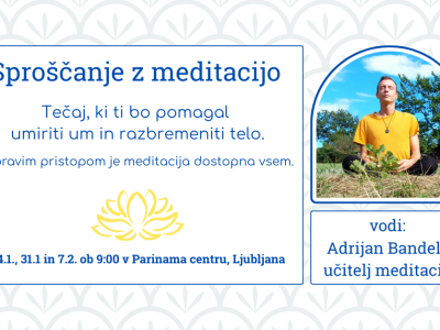 Sproščanje z meditacijo