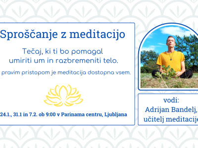 Sproščanje z meditacijo