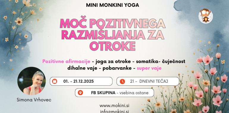 Tečaj moč pozitivnih misli za otroke 