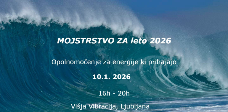 Mojstrstvo za leto 2026 - intenziv opolnomočenja