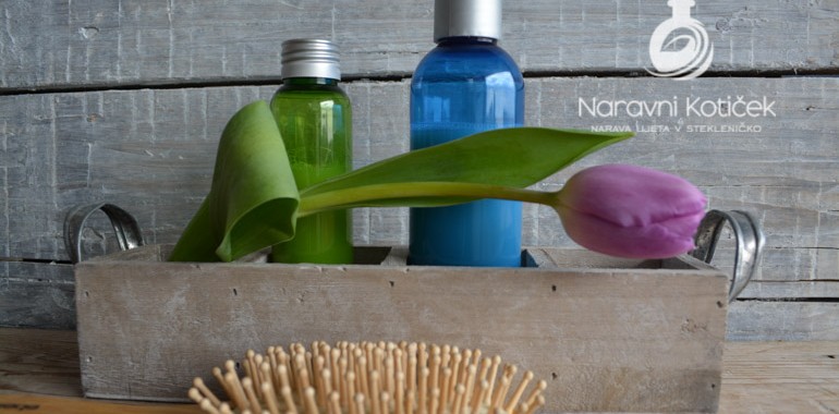 Izdelava šampona in balzama za lase – naravna nega las