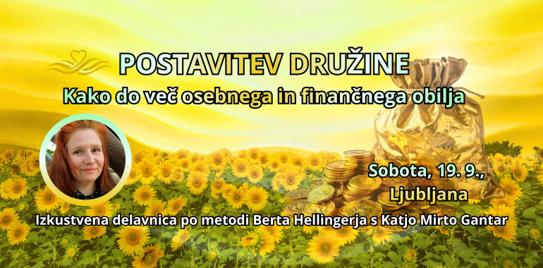 Postavitev družine: Kako do več osebnega in finančnega obilja