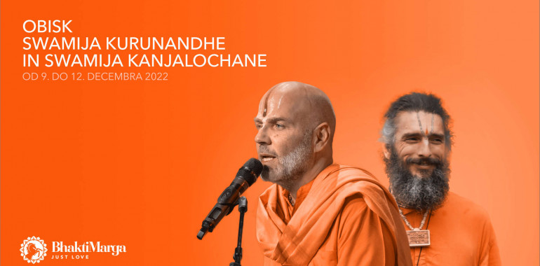 Obisk Swamija Kurunande in Swamija Kanjalochanande