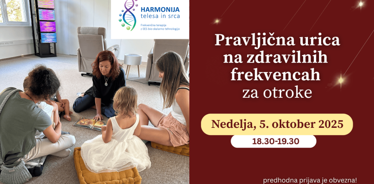 Pravljična urica na zdravilnih frekvencah za otroke