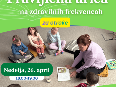 Pravljična urica na zdravilnih frekvencah za otroke