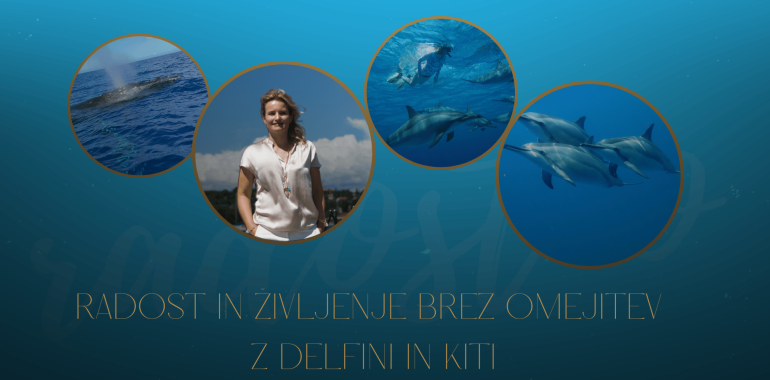Radost in življenje brez omejitev z delfini in kiti