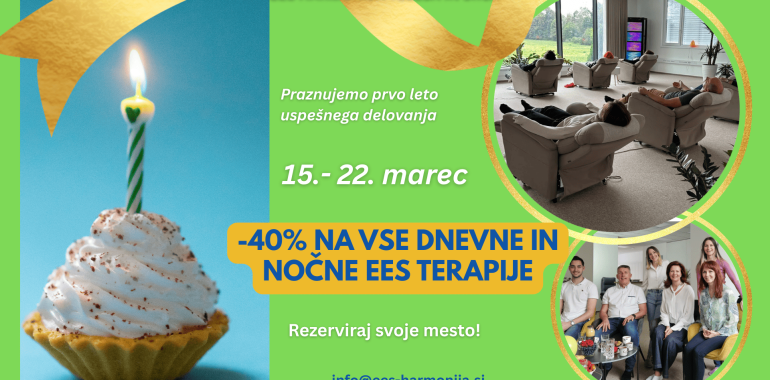 Prva obletnica uspešnega delovanja EES CENTRA HARMONIJA