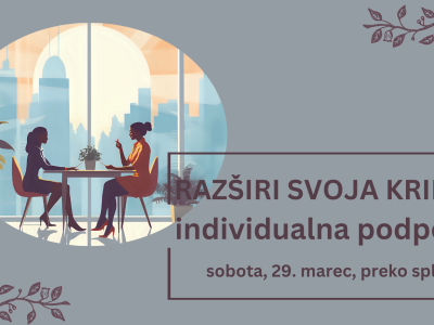 Razširi svoja krila - individualna podpora