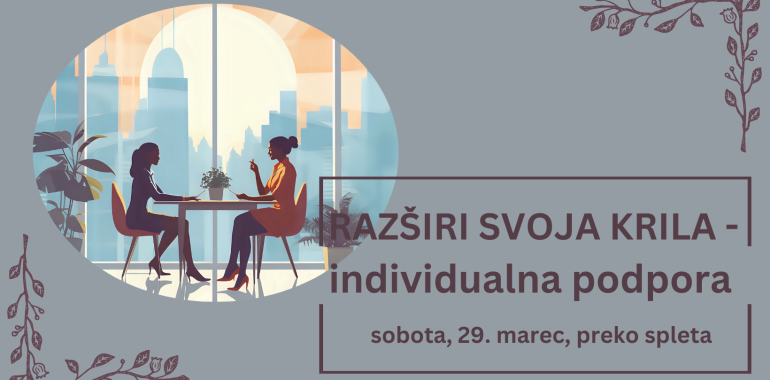 Razširi svoja krila - individualna podpora